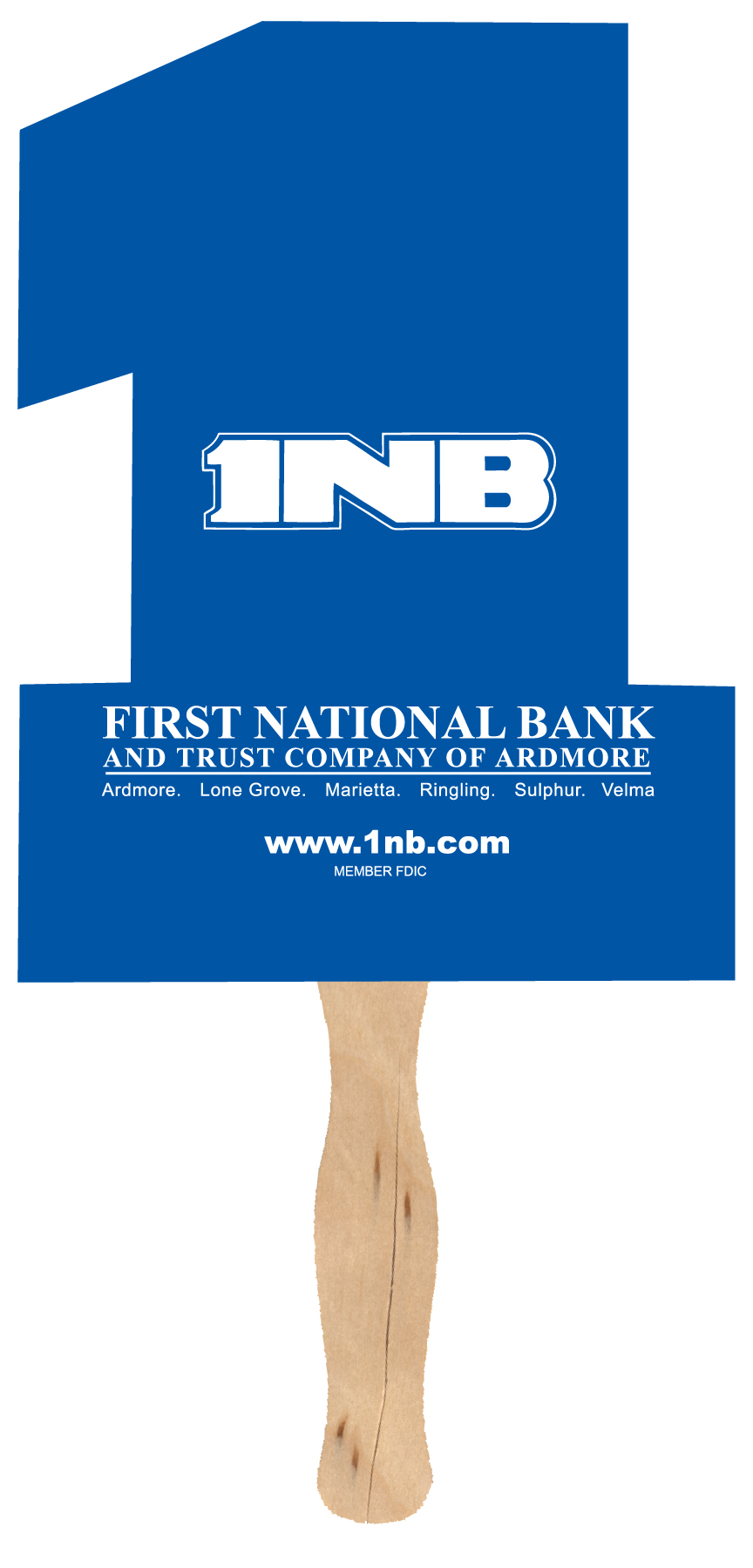 Single Side Number One Shaped Fan