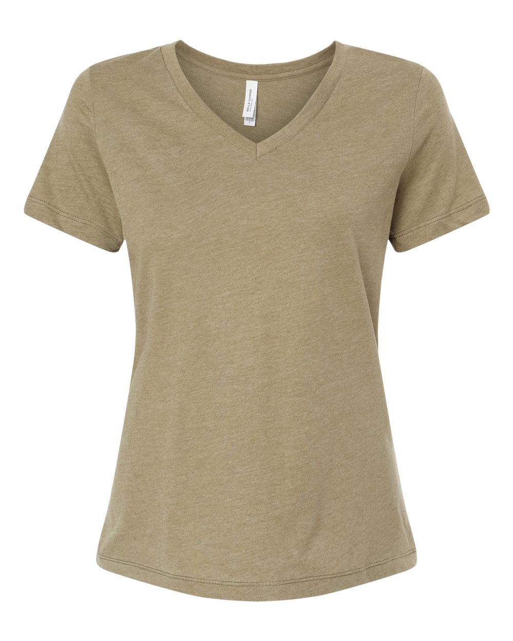 Women's Relaxed Heather CVC V-Neck Tee - 6405CVC 41