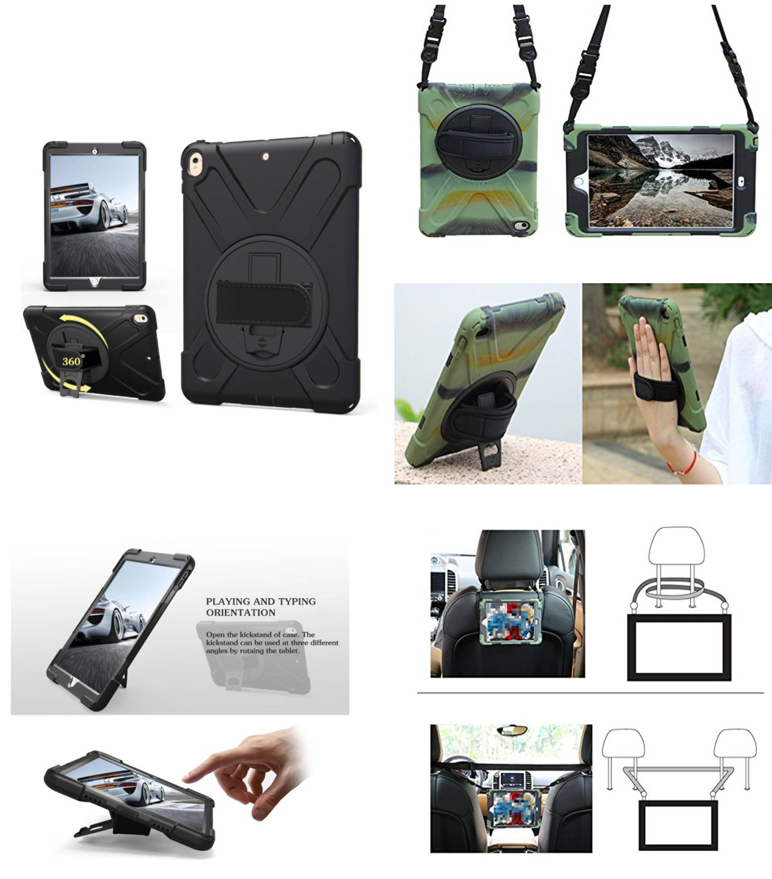 iBank ® Shockproof Case for iPad Mini 7 (A17 Pro) 2024 / Mini 6 8.3" 1