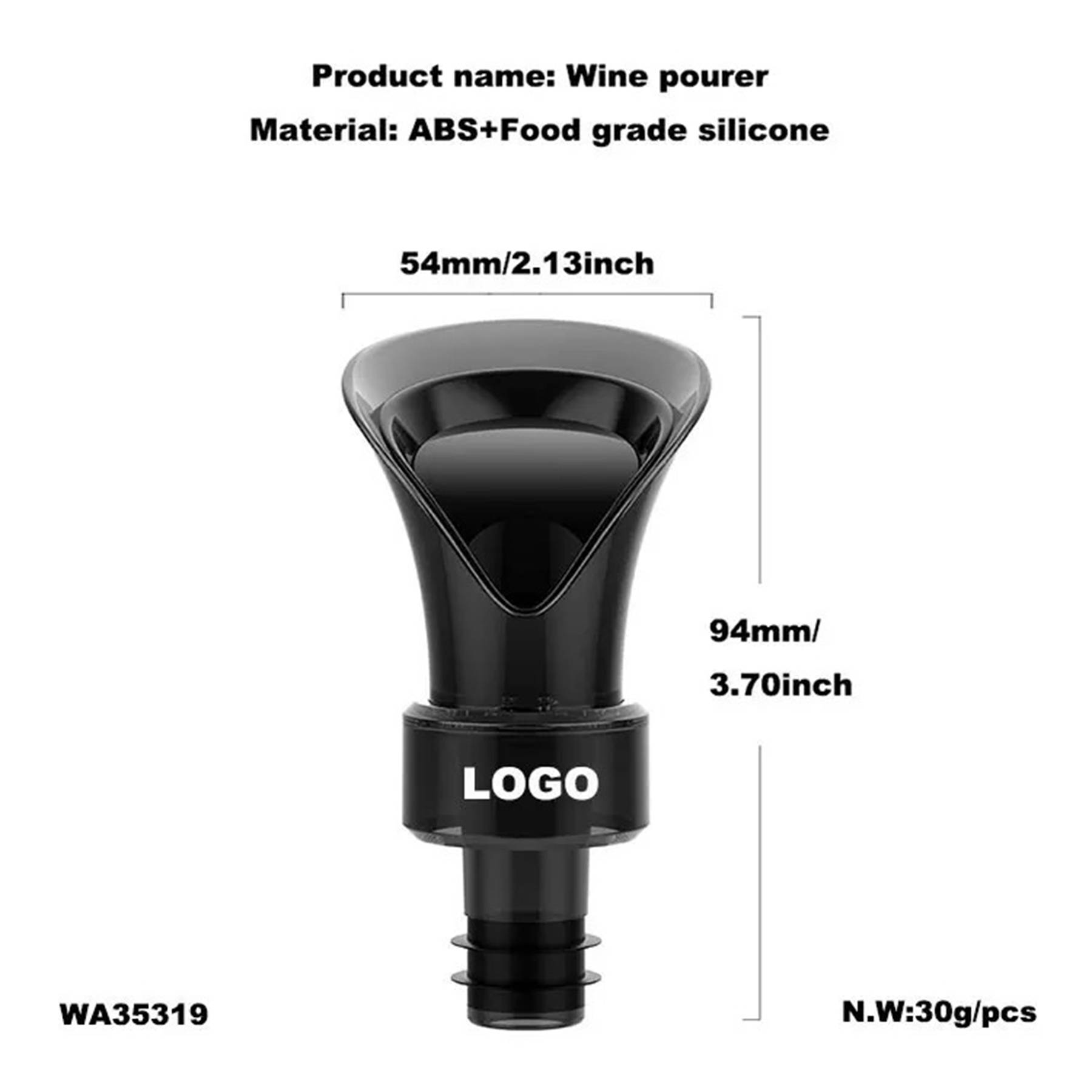 2-in-1Red wine vacuum stopper drinker 5