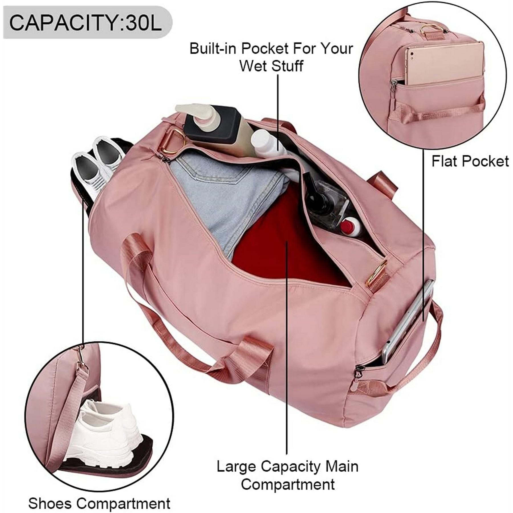 Fashion Fitness Travel Bag 6