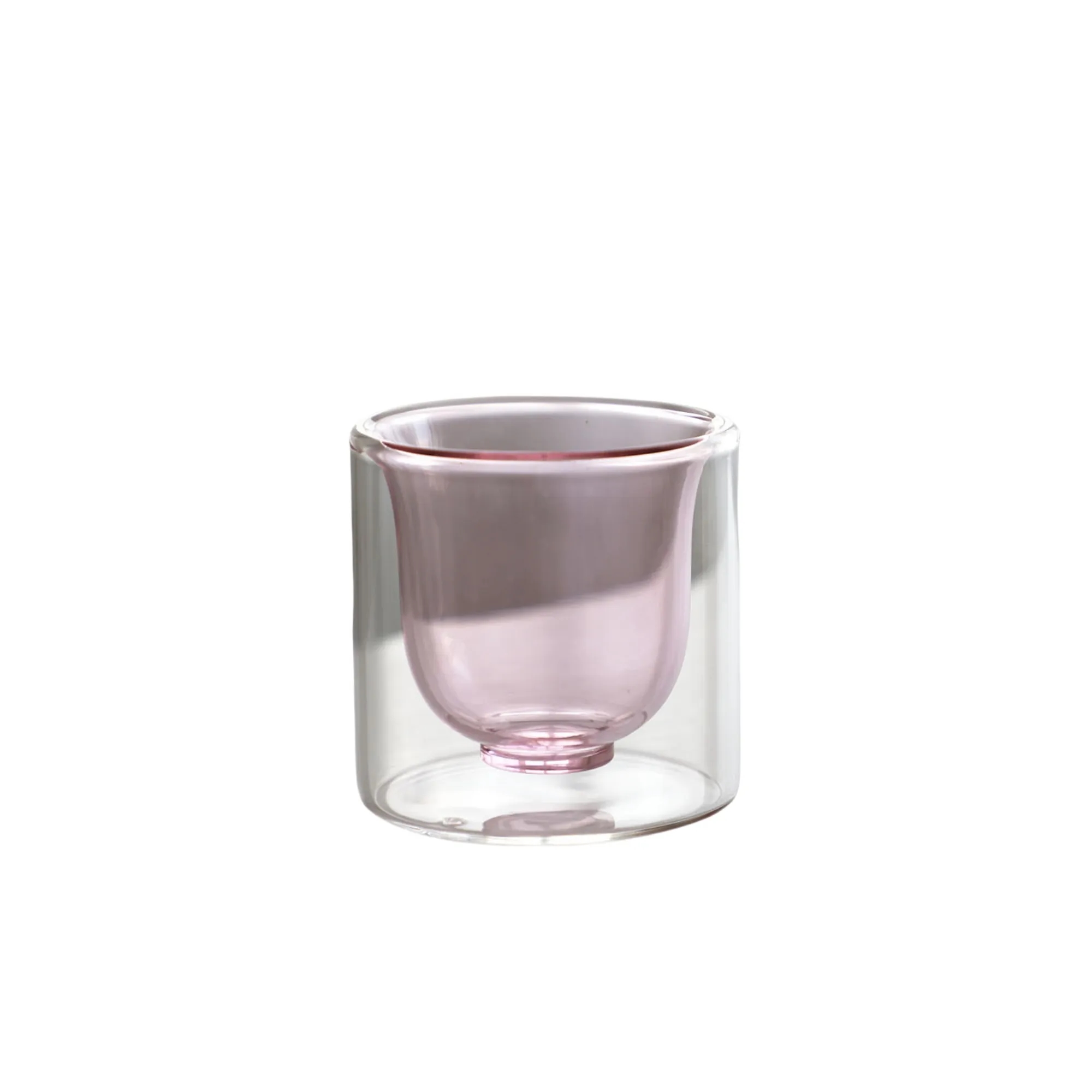 2oz Colorful Borosilicate DoubleLayer Glass Coffee Cup 3