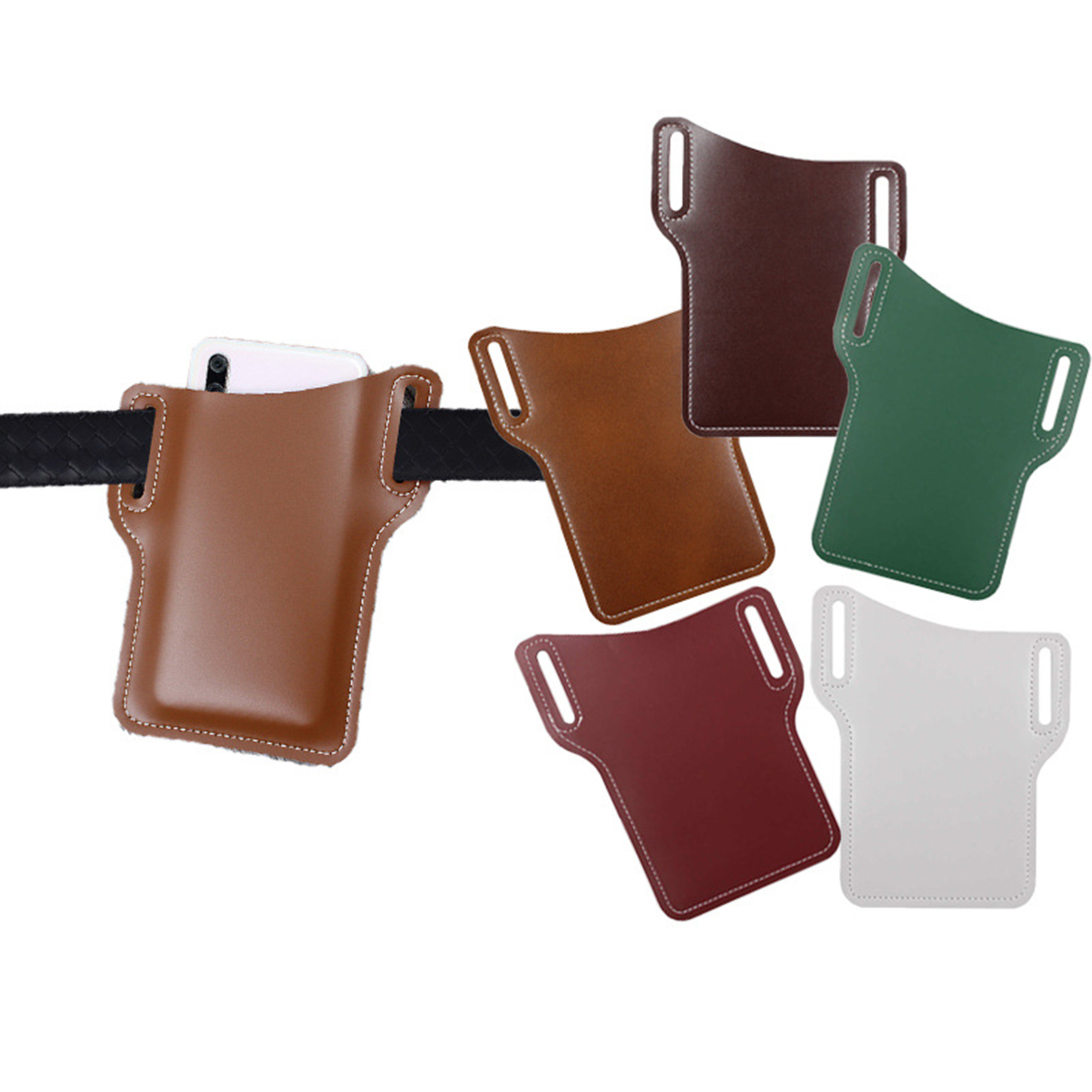 PU Leather Holster Phone Case Waist Bag 2