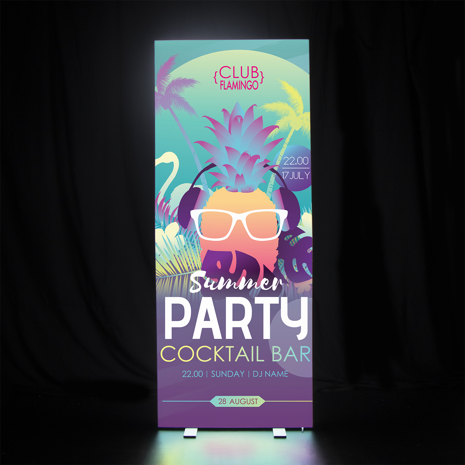 3' x 8' Fusion Glo Display Kit 5