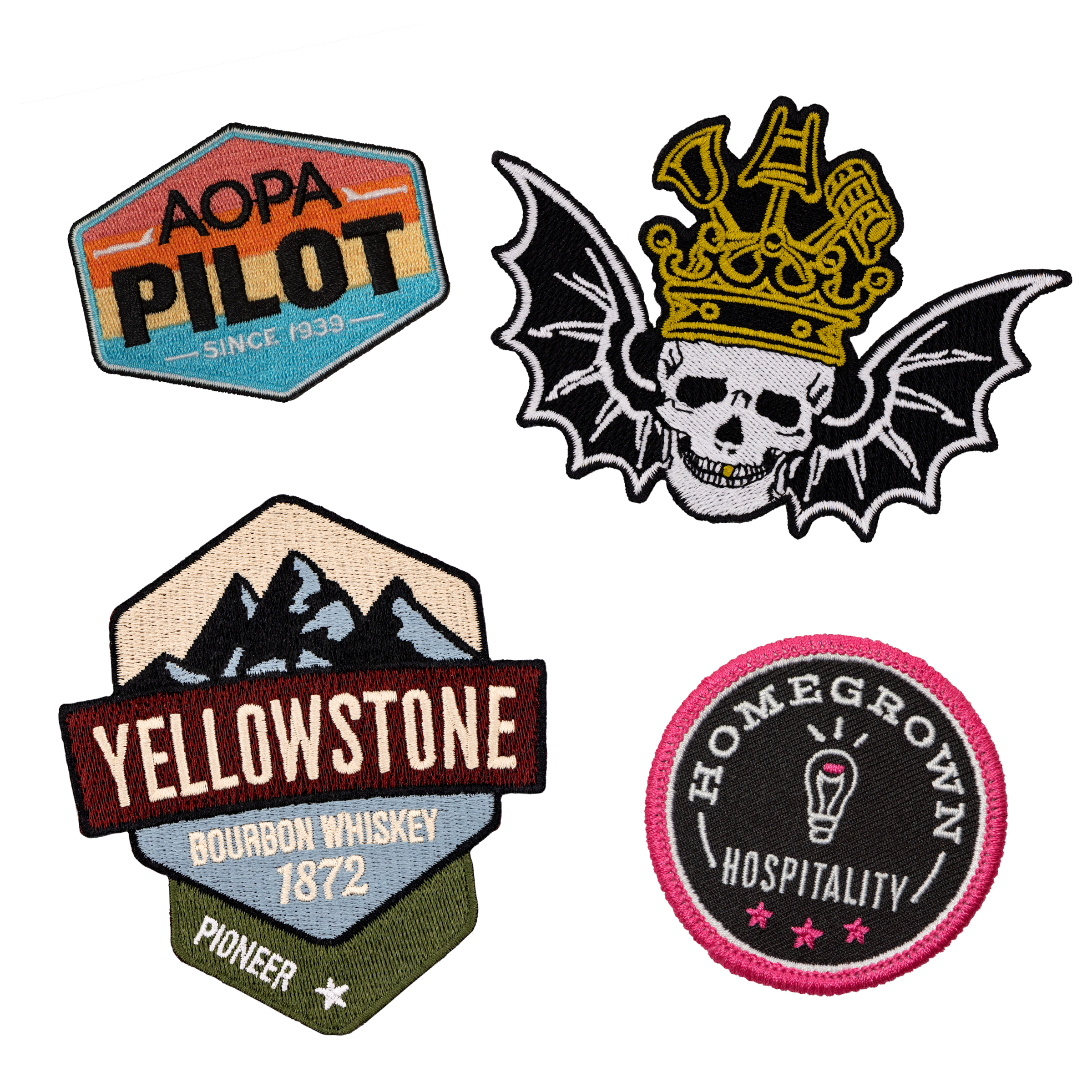 Custom Embroidered Patches (3")