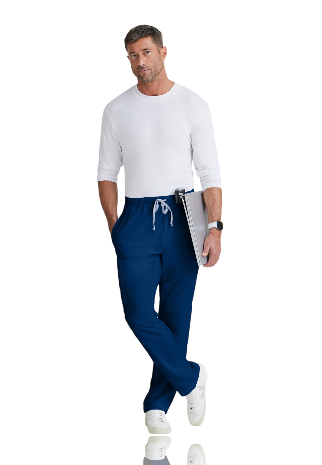 Grey's Anatomy Classic - Men's Five-Pocket Zip-Fly Evan Scrub Pant 8