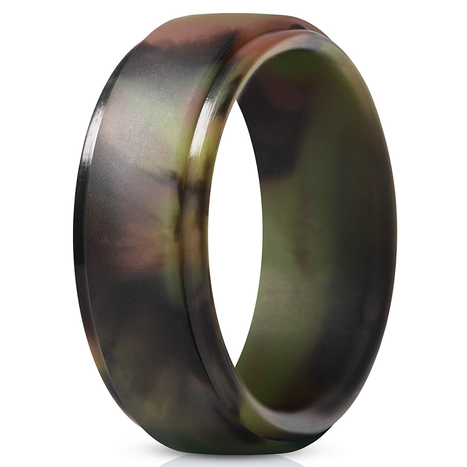 Mens Rubber Rings 7-14Rings 8