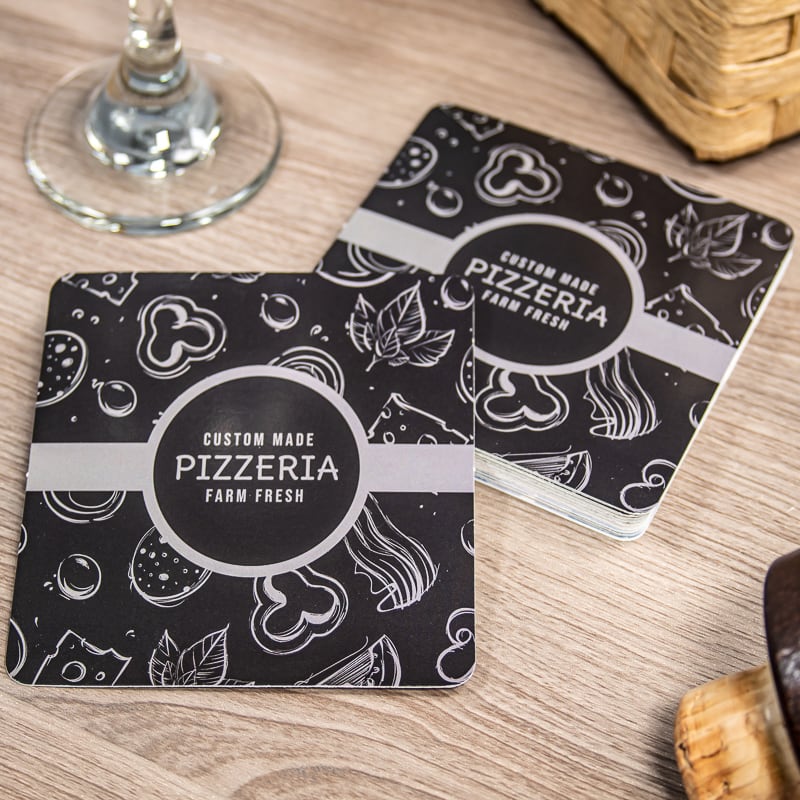 Paper Coasters - 4" Square 2