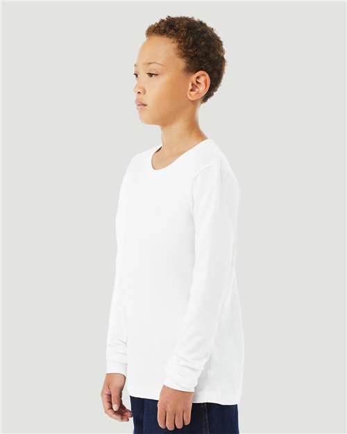Youth Heather CVC Long Sleeve Tee - 3501YCVC 60