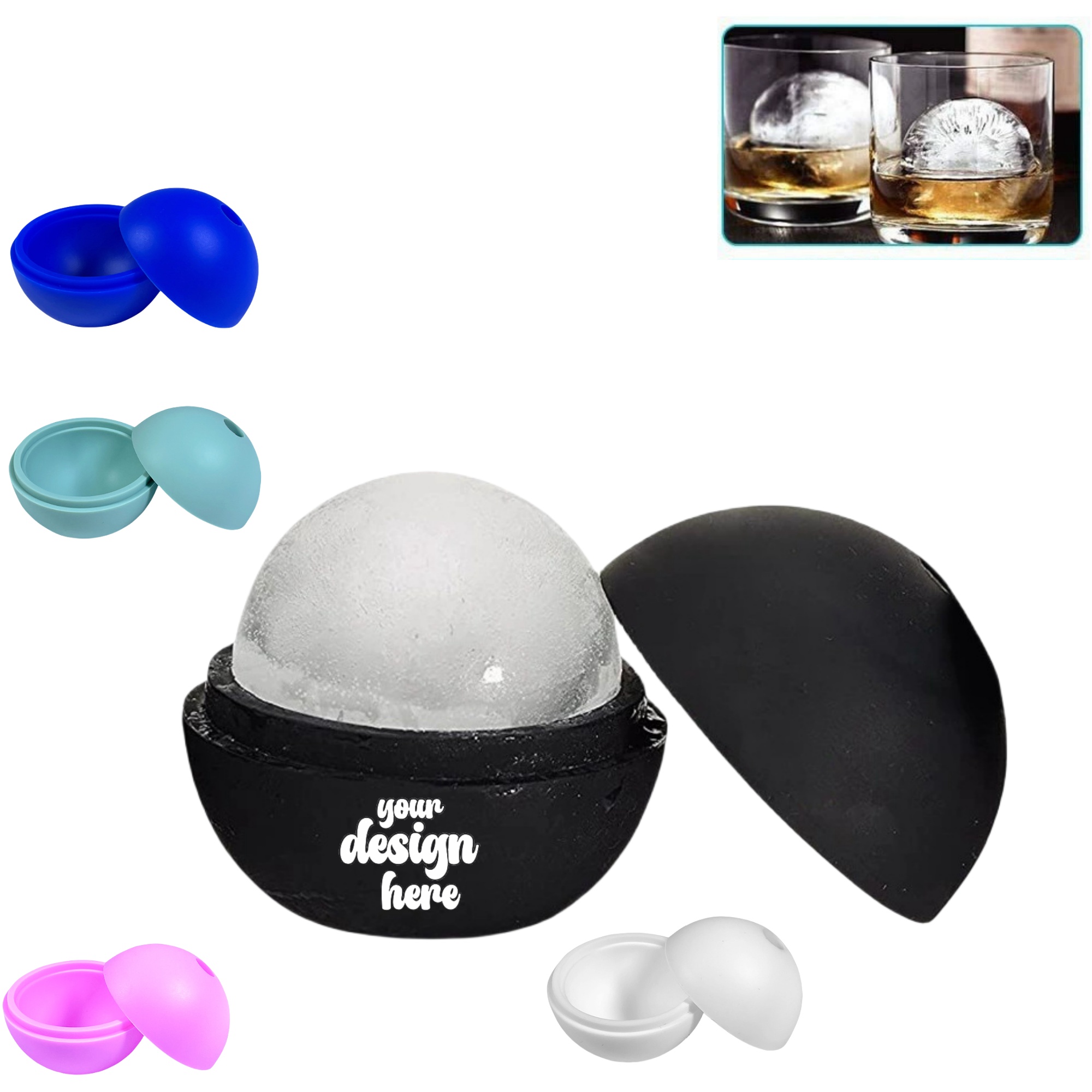 Silicone Ice Ball Molds 1