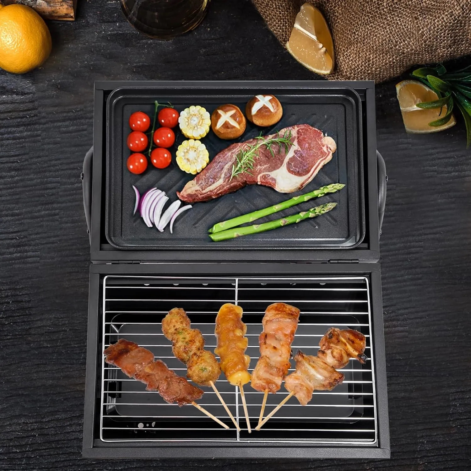 Portable Charcoal Grill 6