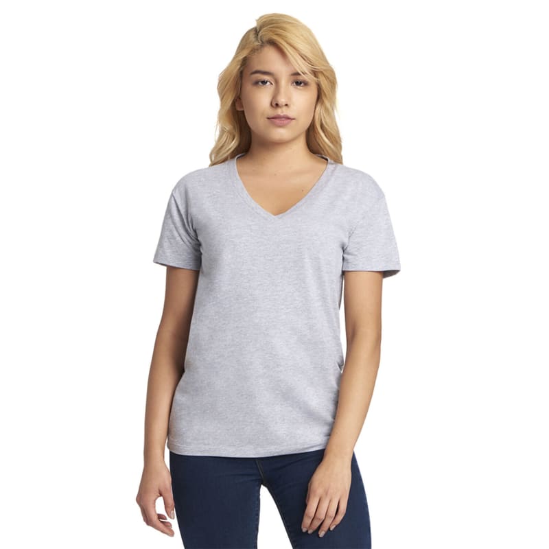 Next Level Ladies Relaxed V-Neck T-Shirt 2