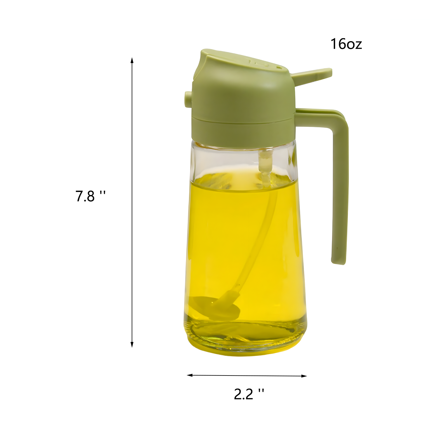 16oz Olive Oil Dispenser Dual-Purpose Camping BBQ Bottle 7