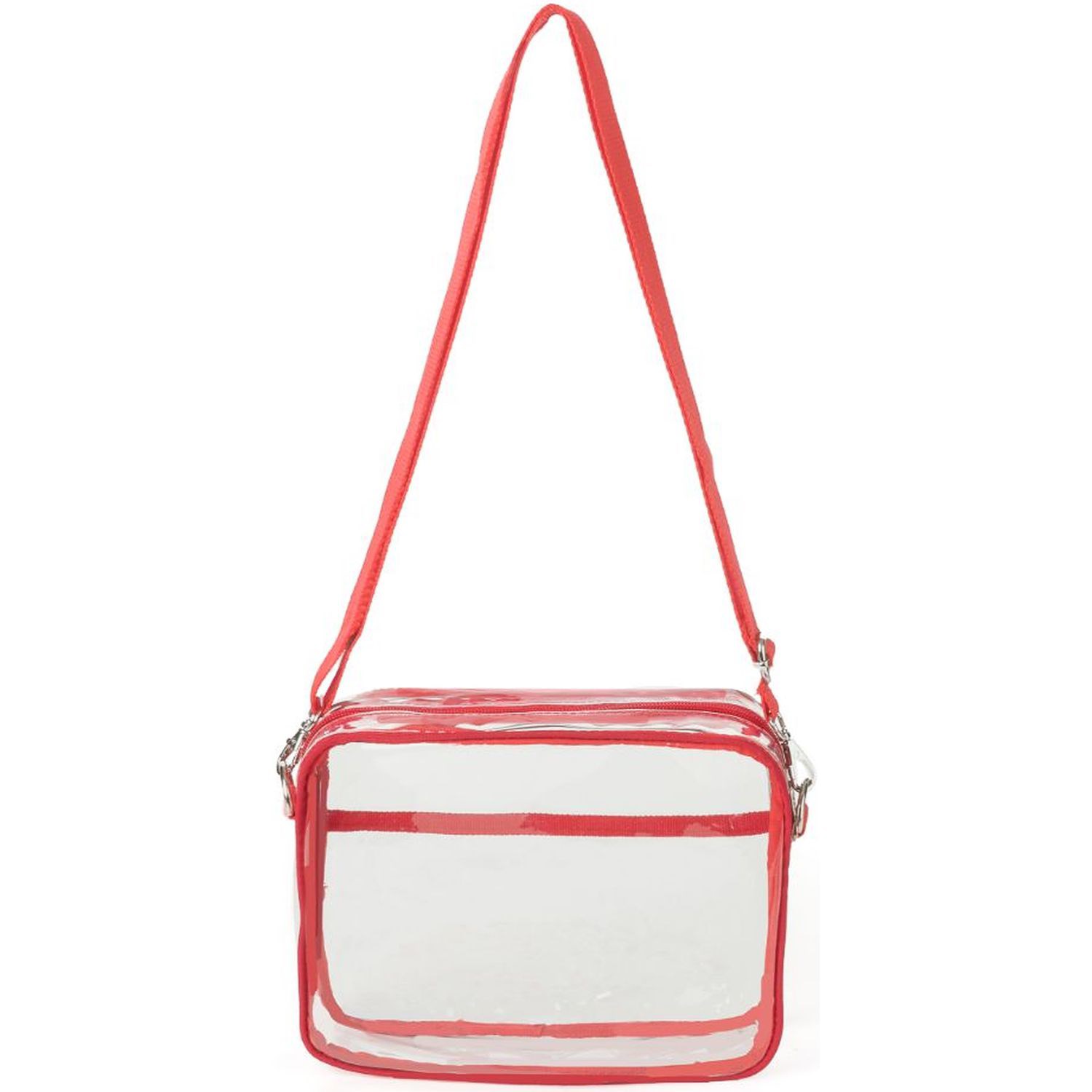 Clear PVC Transparent Crossbody Shoulder Messenger Bag 7