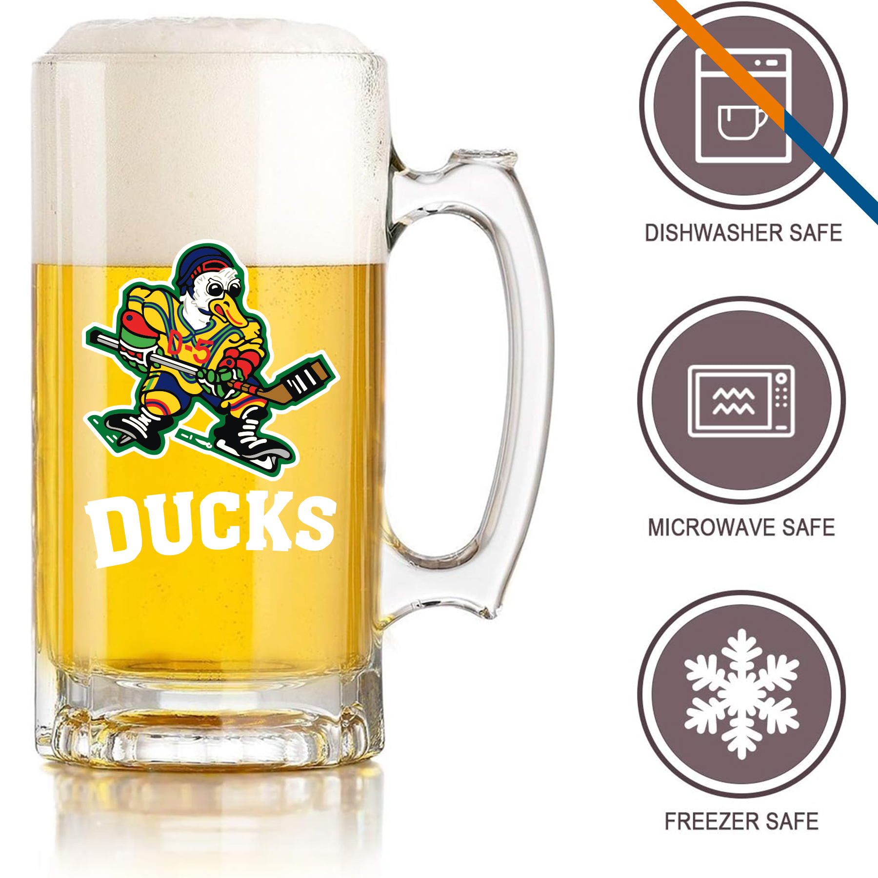 Libbey Hemo Glass Beer Mugs - 25 OZ. 4
