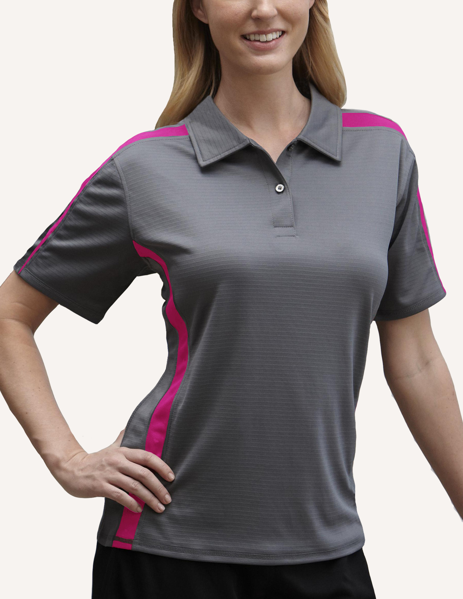 Ladies' Titan Ottoman - Color Block Polo Shirt 1
