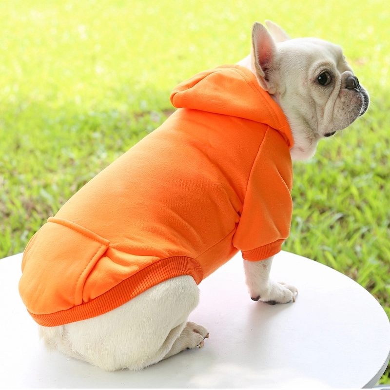 Letters Winter Pet Dog Hoodies Cotton Warm Clothes 5