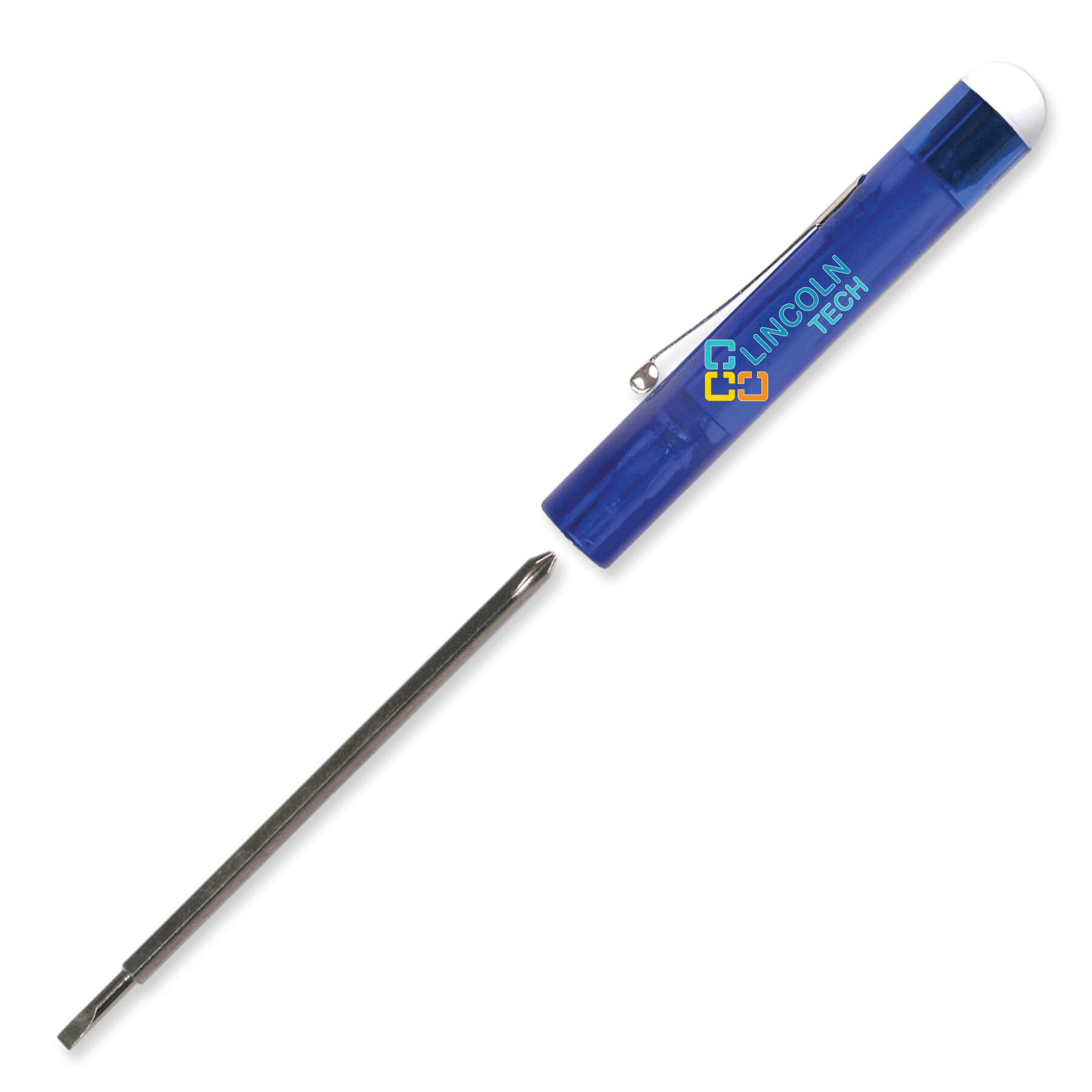 Pocket Screwdriver Reversible Tech Blade + Button Top 17