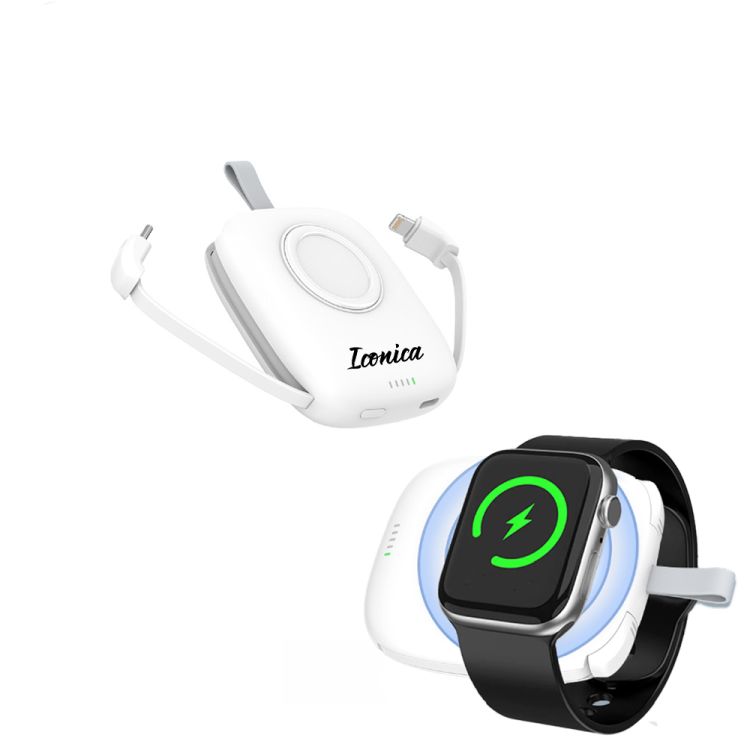 3 in 1 4800mAh Keychain Wireless Charger Power Bank 1