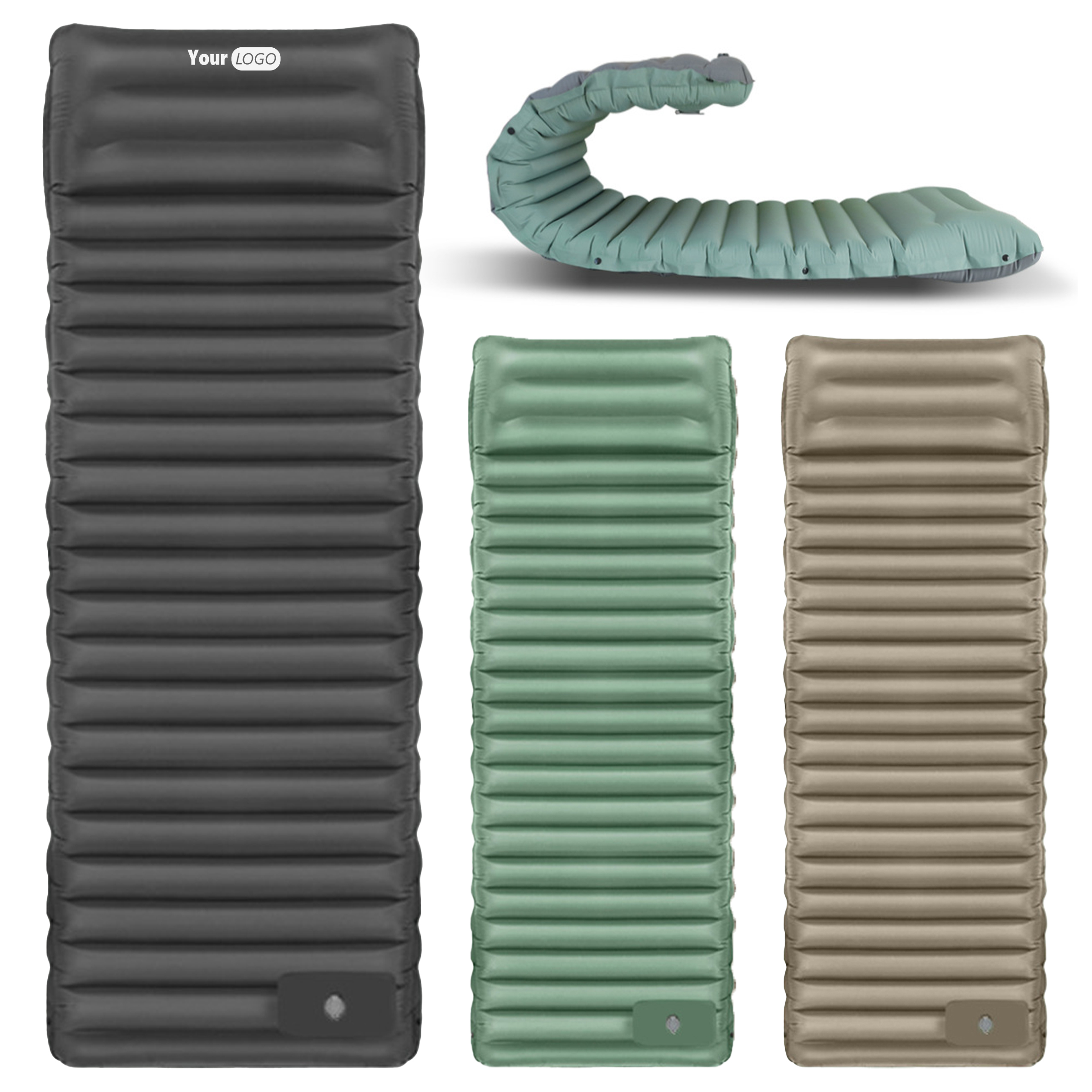 Nylon Thickened Outdoor Inflatable Tent Mat 2