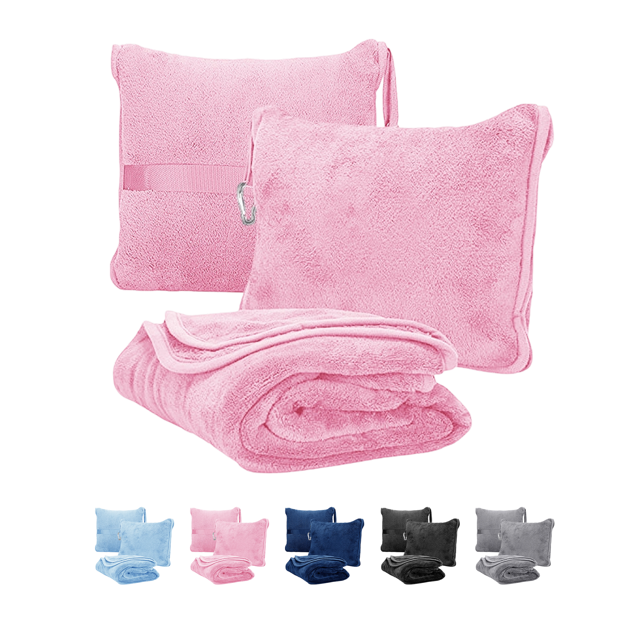 Portable Travel Blanket With Carry Strap And Buckle 60" By 36" 4