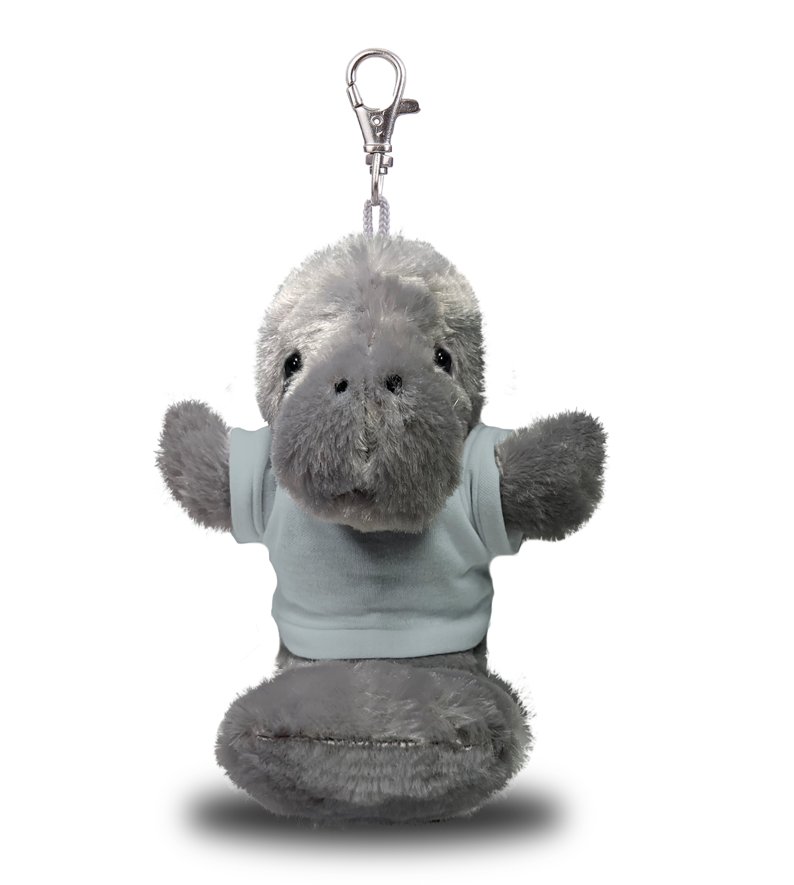 Plush Manatee Keychain with T-Shirt 17