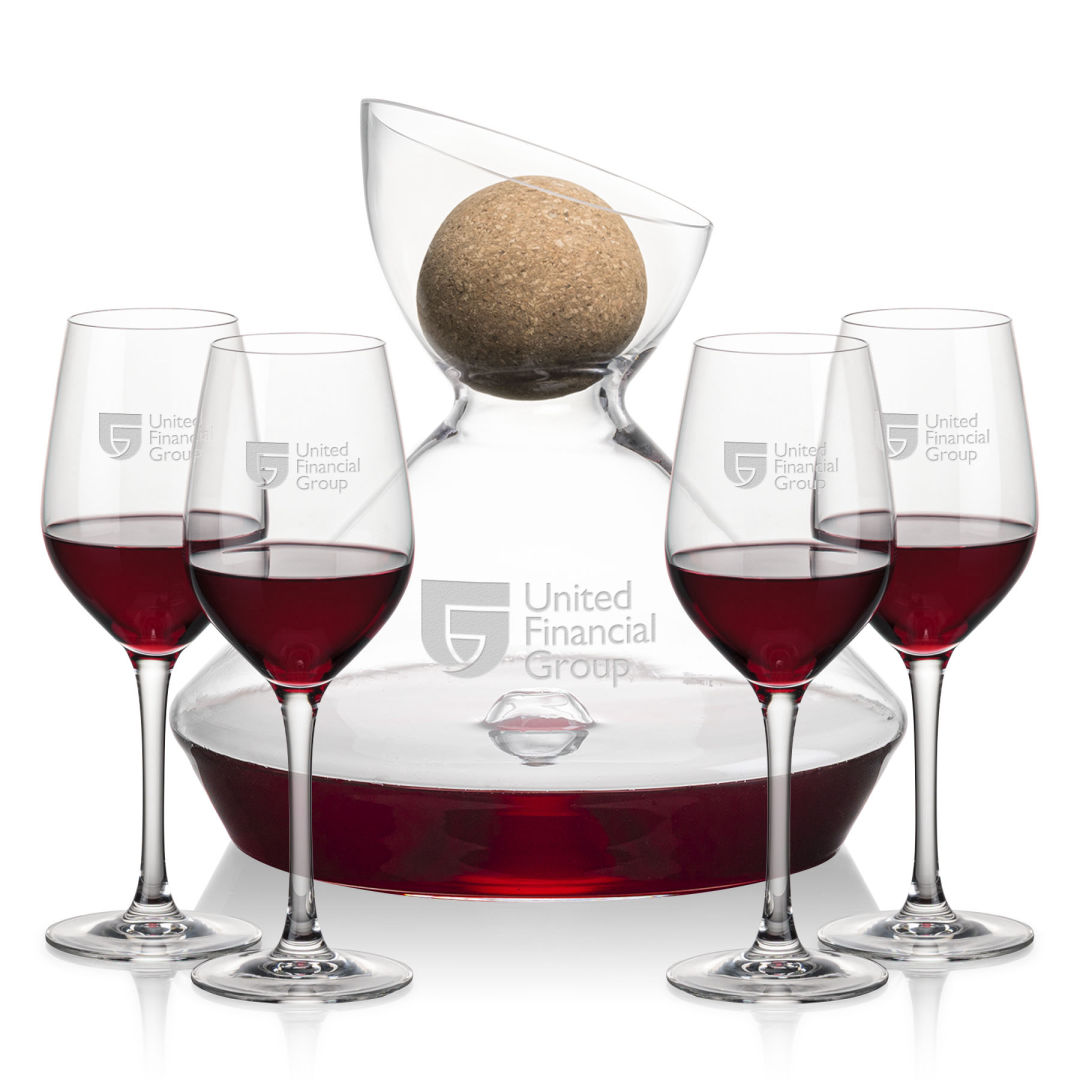 Woodbury Carafe w/Cork Stopper & Lethbridge Wine 2