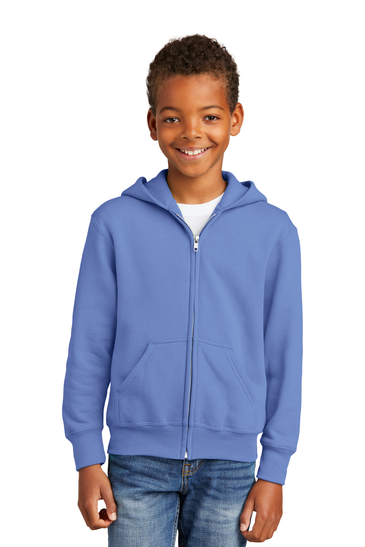 Port & Company® Youth Core Fleece Full-Zip Hooded Sweatshirt 31