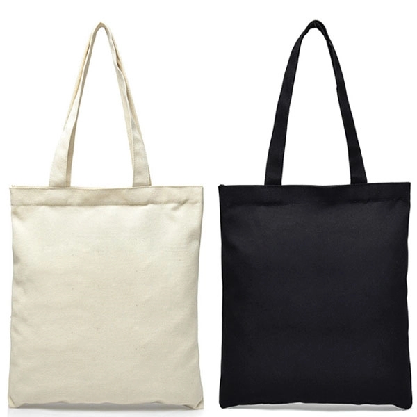 Quality Cotton Natural Economy Tote Bag - 15 1/2" x 15", custom tote bag with logo imprint 2