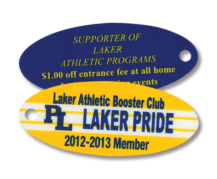 Oval Key Tag 1