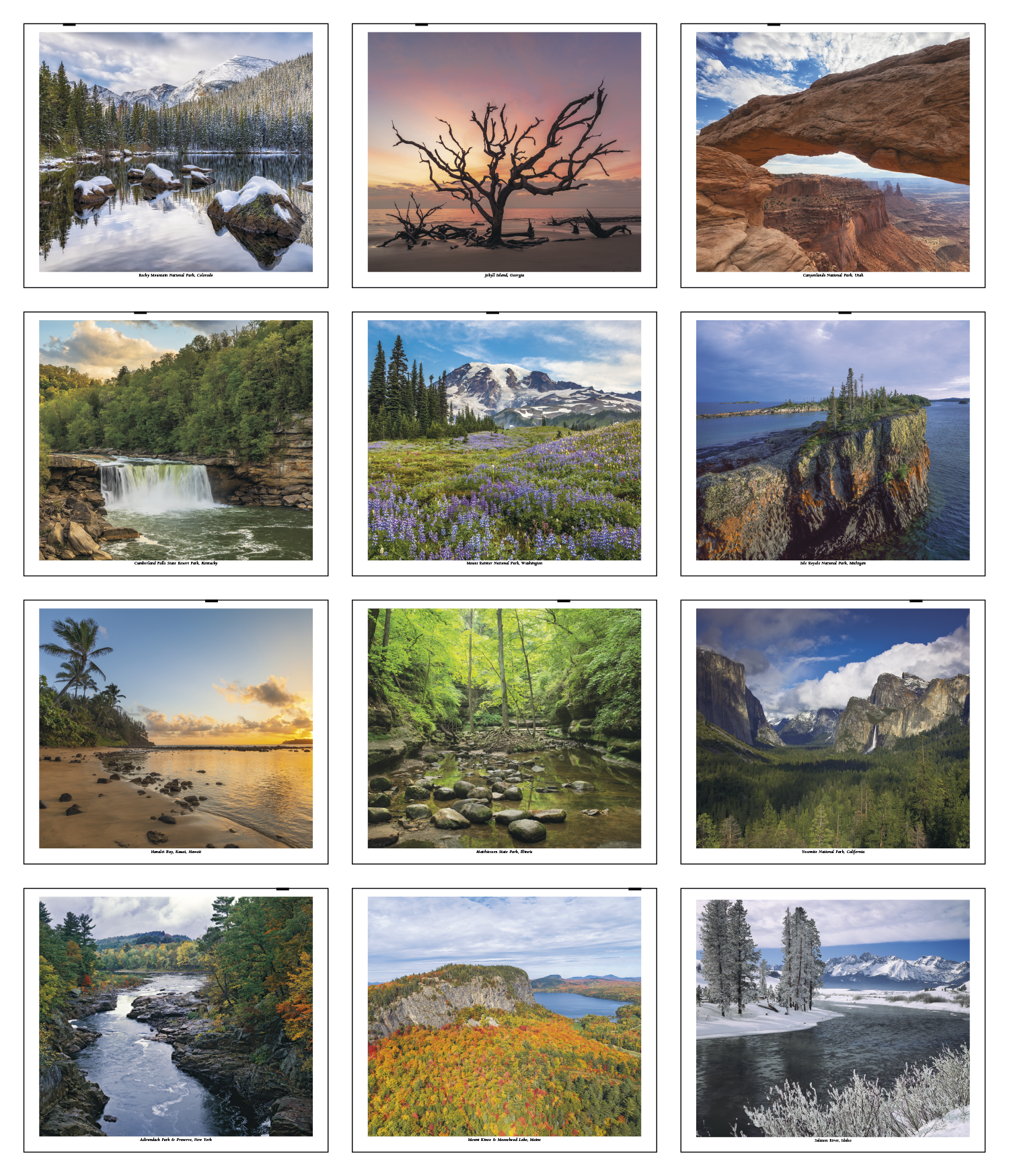 HotLine® Products Scenic America® Pocket Calendar 22