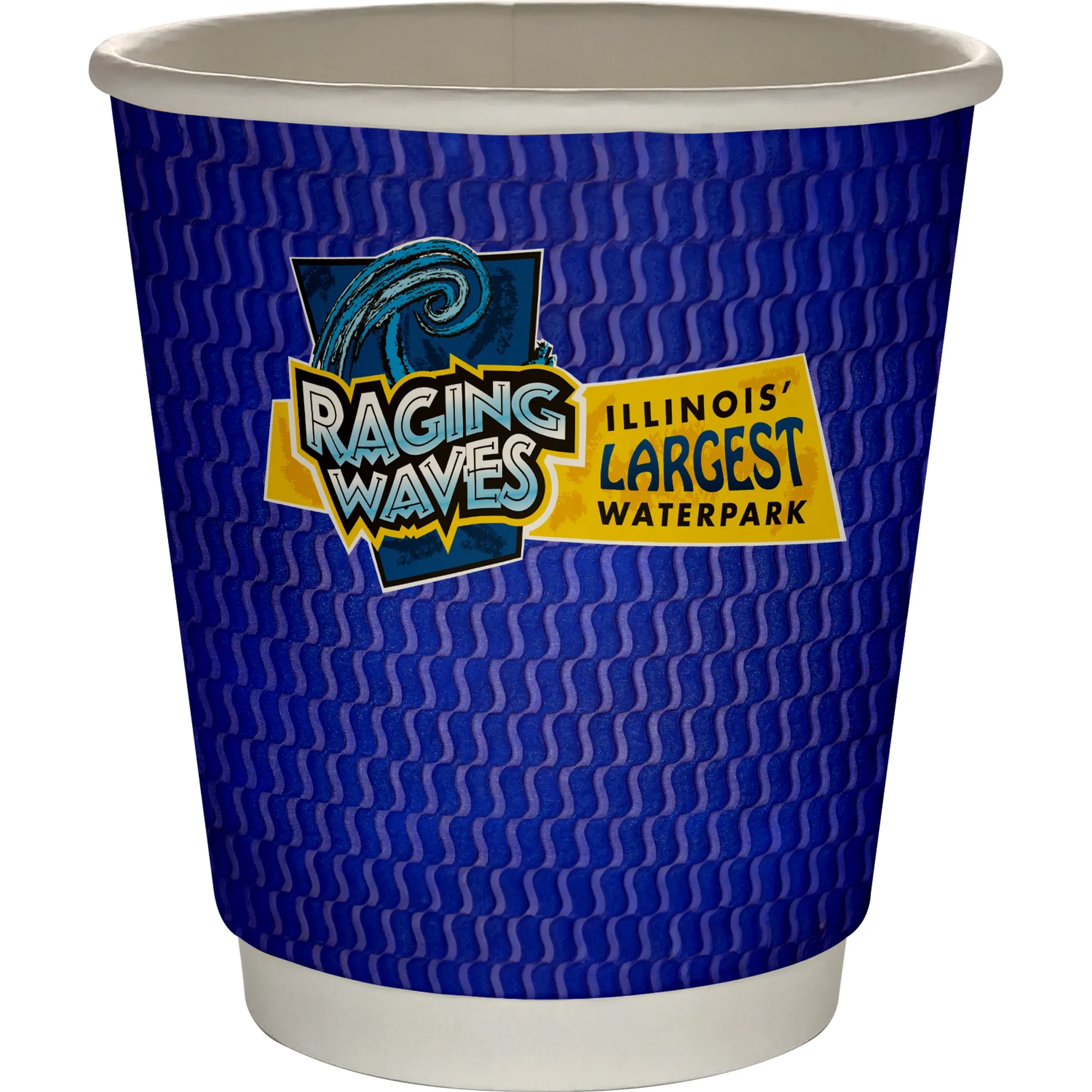 10 oz Full Color Wave Insulated Paper Cup 4