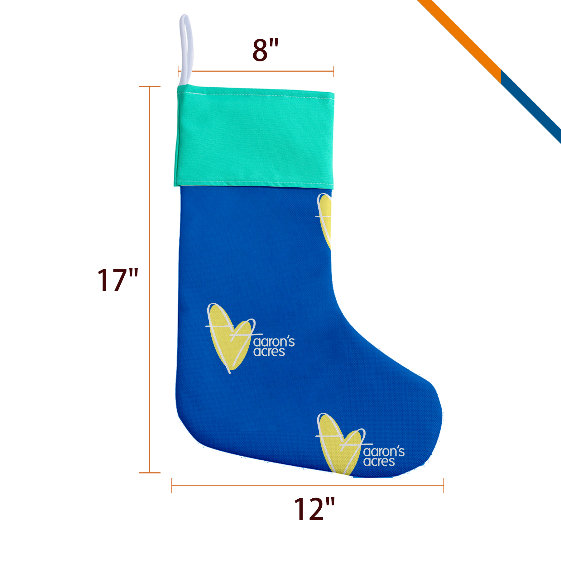 Finn Christmas Stocking, custom tote bag with logo imprint 6