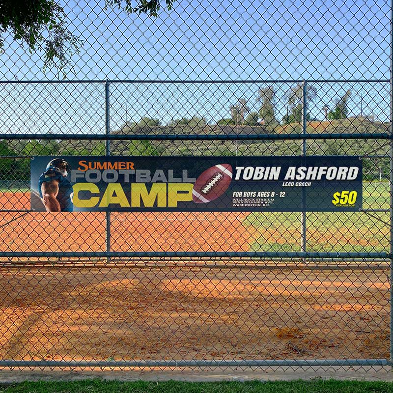 Custom 2' X 12' Mesh Banners 4