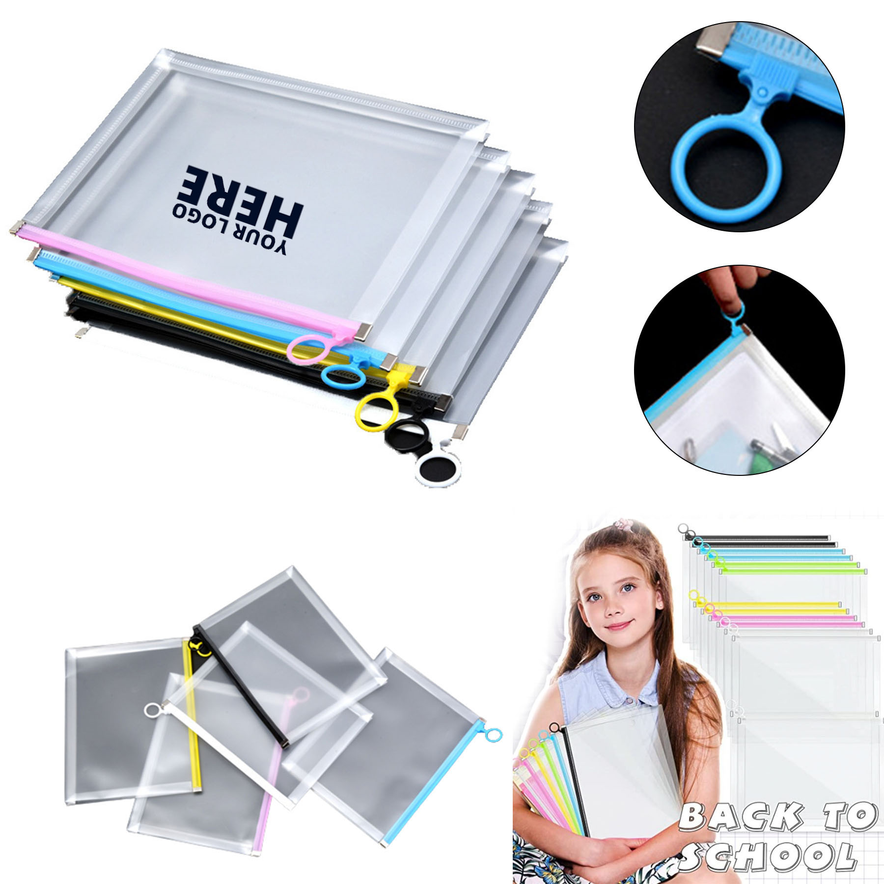 A4 Zip Document File Folder 2