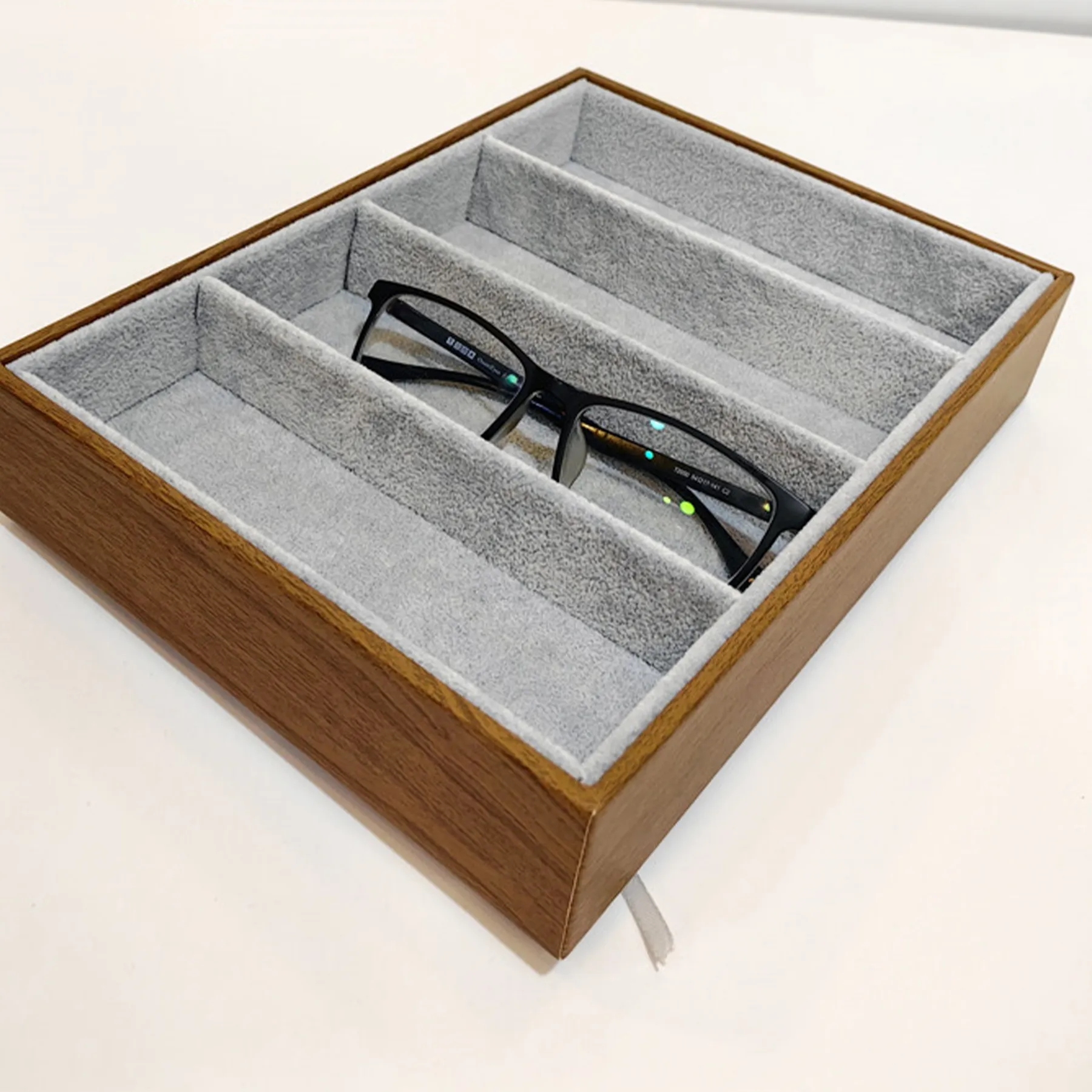 Fleece Glasses Storage Display Box 3