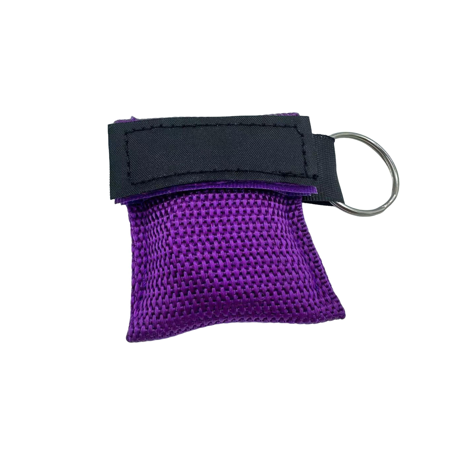 Emergency CPR Face Shield Keychain Kit 2" x 2" 1