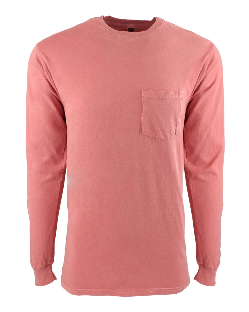 Unisex Inspired Dye Long Sleeve Pocket T-Shirt - 7451 2