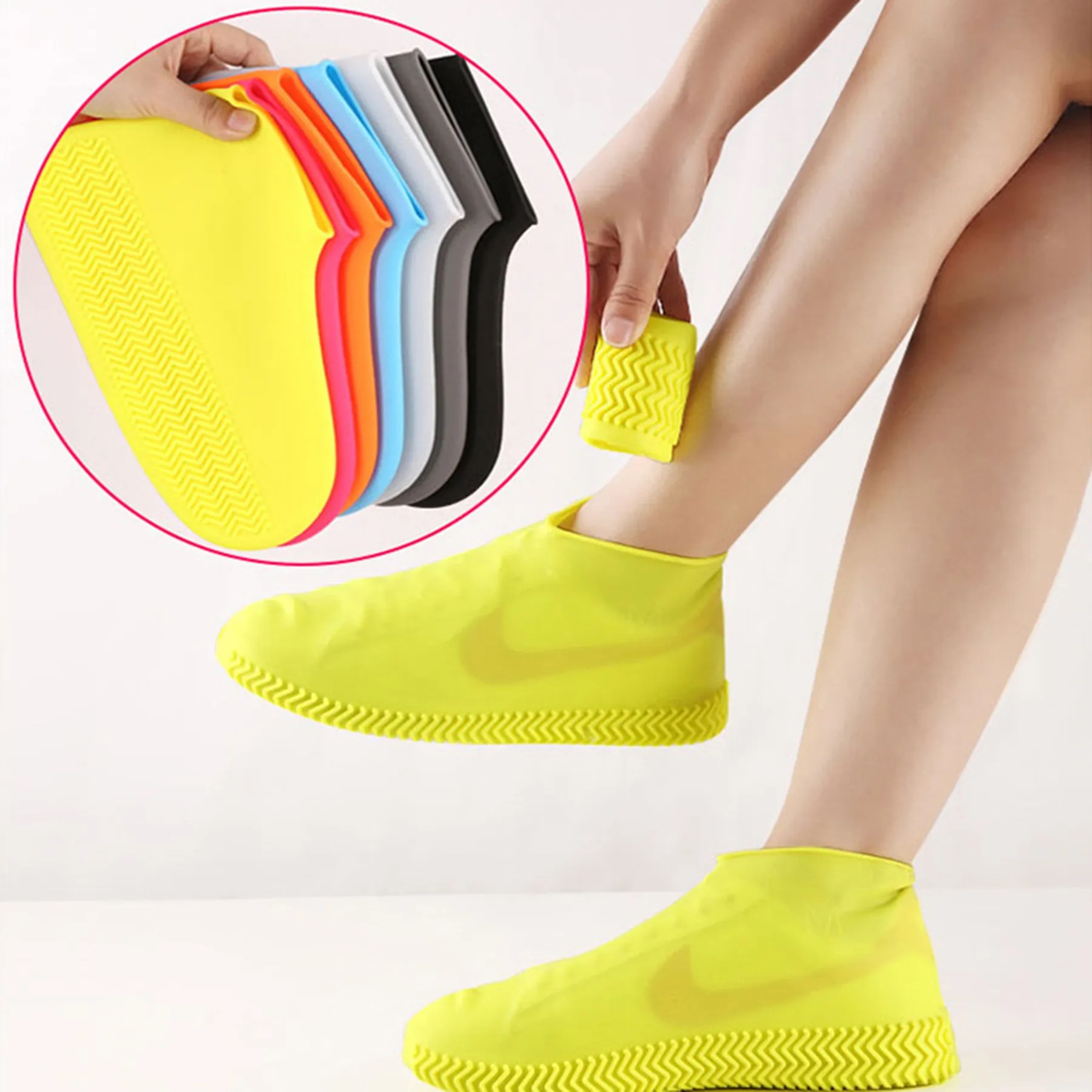 Silicone Waterproof Shoe Covers 1