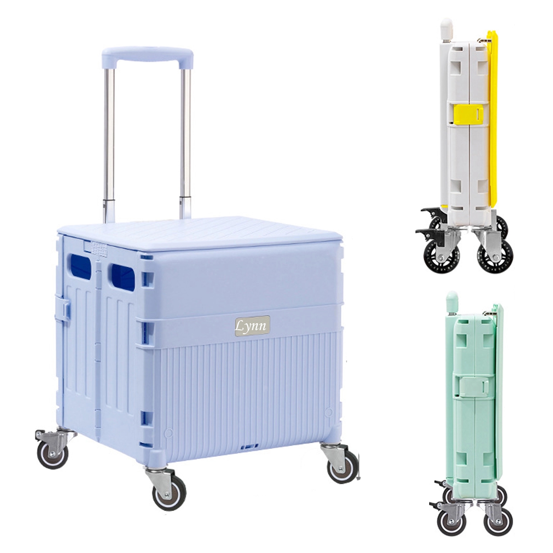 Folding Shopping Camping Picnic Trolley Cart 4