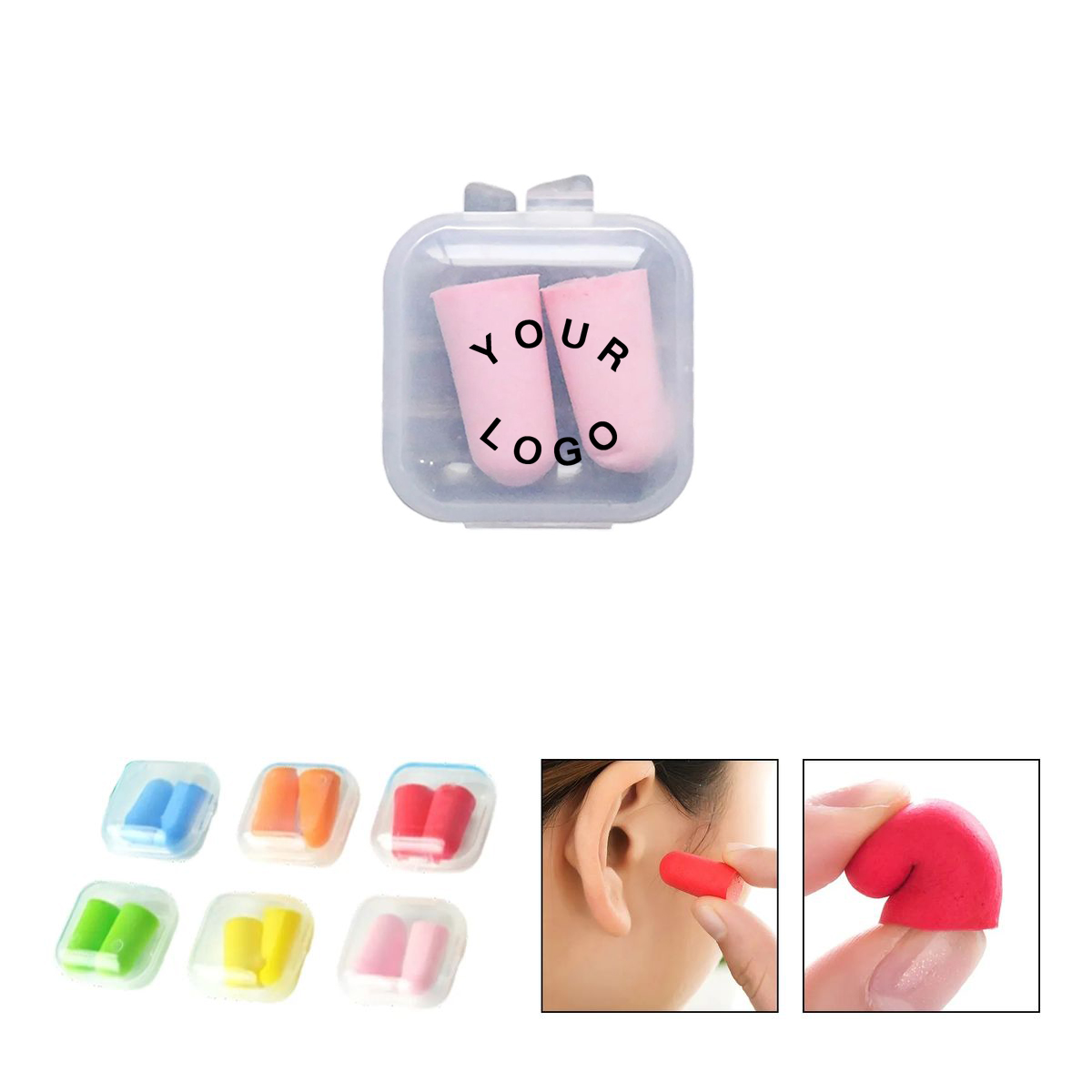 Reusable PU Foam Earplugs Noise Blocking 7