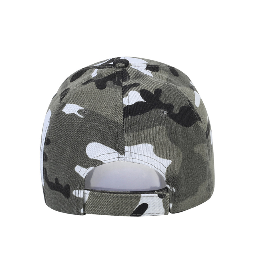 Kids' Stock Camo Polyester 6-Panel Baseball Cap 5