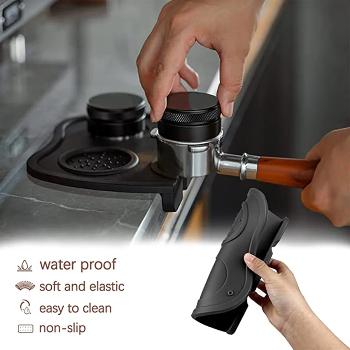 Espresso Silicone Coffee Tamper Mat 3