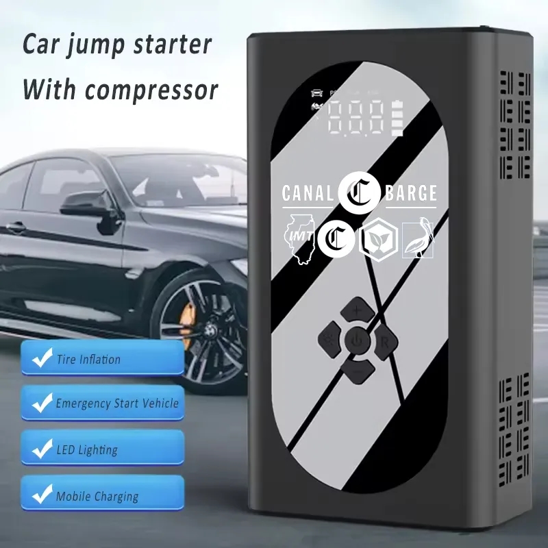 3000A Peak Auto Jump Starter w/ 150PSI Digital Tire Inflator 1
