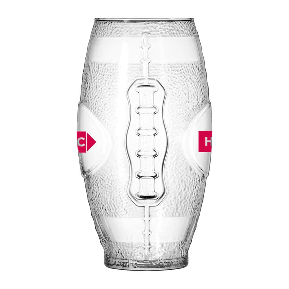 23oz. Football Beer Glass 2