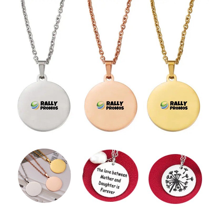 Custom Engraving Blank Stainless Steel Necklace 4
