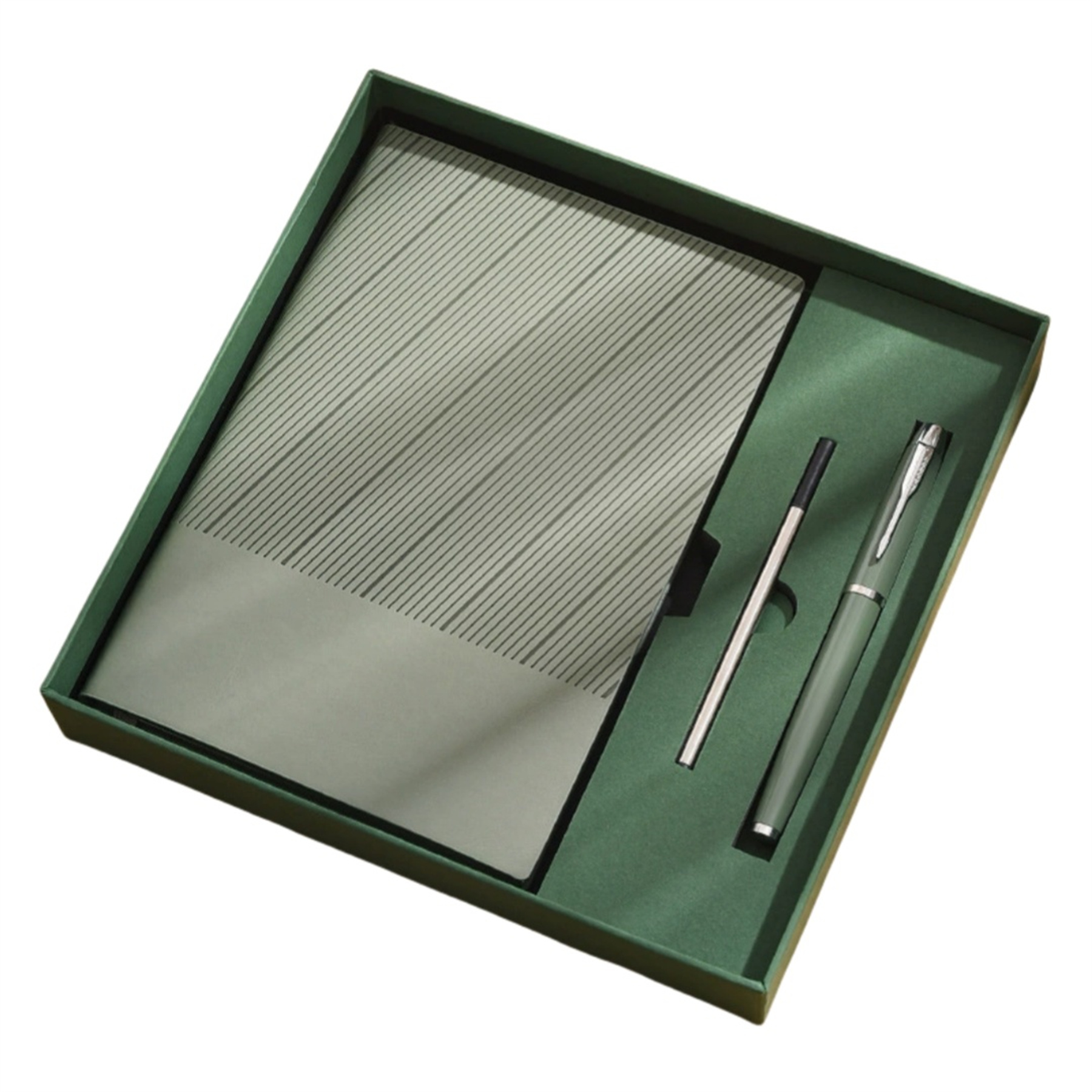 A5 Twill Notebook and Pen Gift Box Set 5