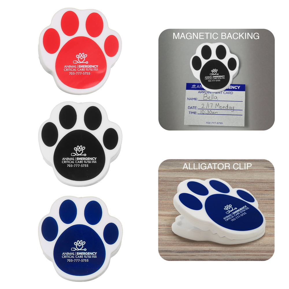 Paw Print Clip 5
