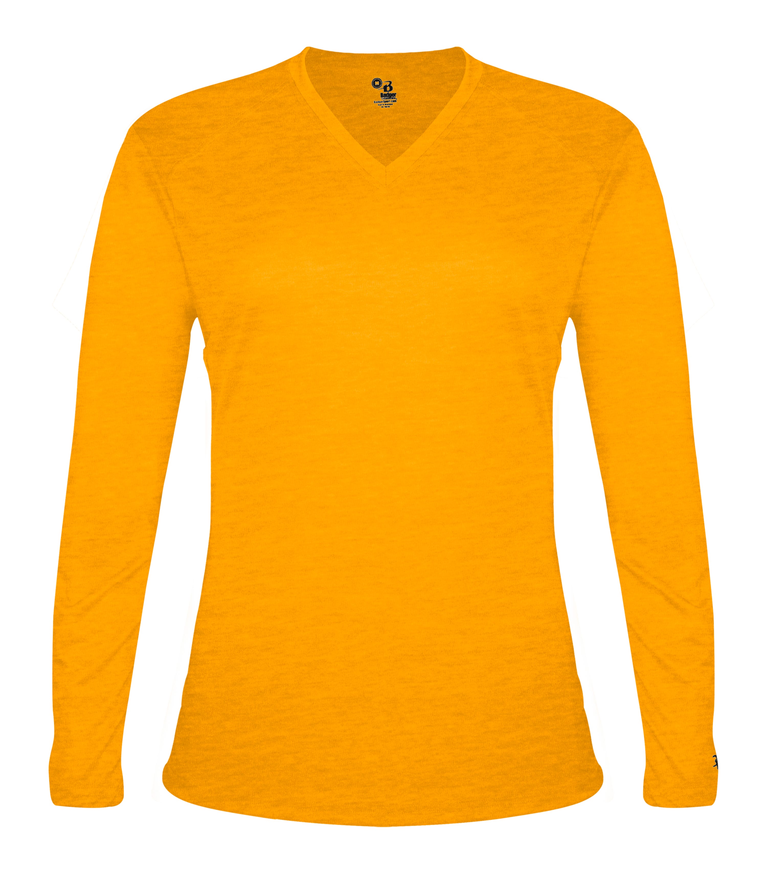 TRI-BLEND LADIES' V-NECK L/S T 20