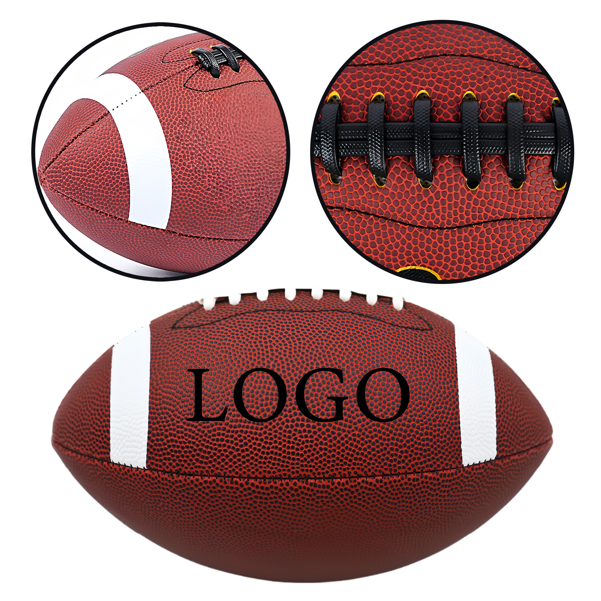 American Outdoor Machine-sewn Rugby Ball 2